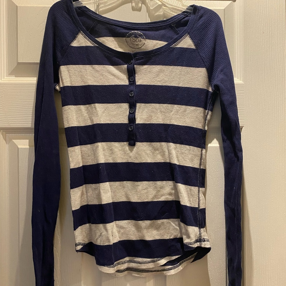 Juniors Medium striped shirt- size medium